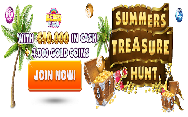 Treasure Hunt bij Beterbingo