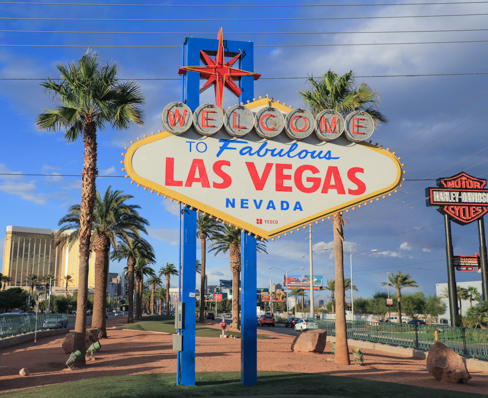 Nieuwjaar vieren in Las Vegas